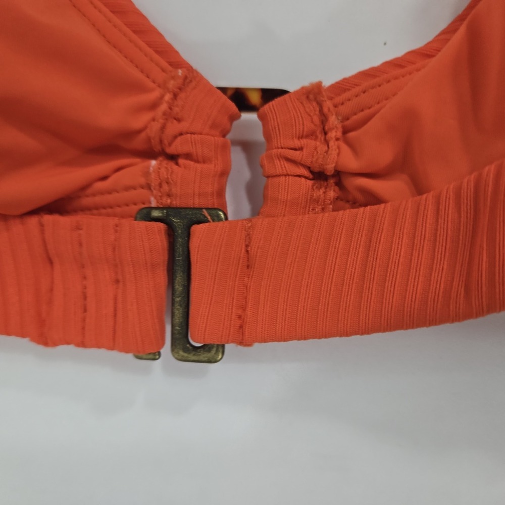 Andie Swim Womens Large 2-Piece Orange Vermillion Bikini NWT - Picture 7 of 11